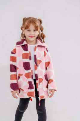 CEPLİ GÖMLEK YAKALI KIZ ÇOCUK POLAR 6296