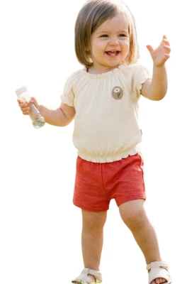 ÇİÇEK APLİKELİ KIZ BEBE PENYE TAKIM 26515