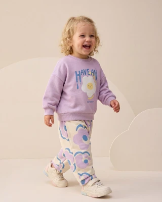 ÇİÇEK BASKI KIZ BEBE TAKIM 26211