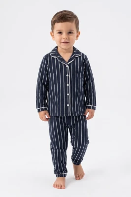 ÇİZGİLİ ERKEK BEBE PİJAMA TAKIMI  1143