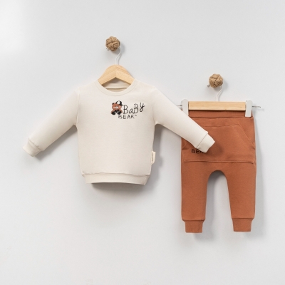COOL BEAR BASKILI ERKEK BEBE TAKIM 913