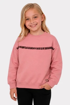  DANTELLİ 2 İP KIZ ÇOCUK SWEAT R26751