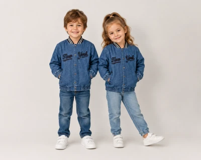 DENİM UNISEX KOLEJ CEKET 3027