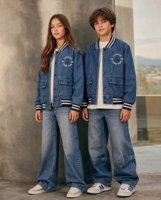 DENİM UNISEX  KOLEJ CEKET 3054