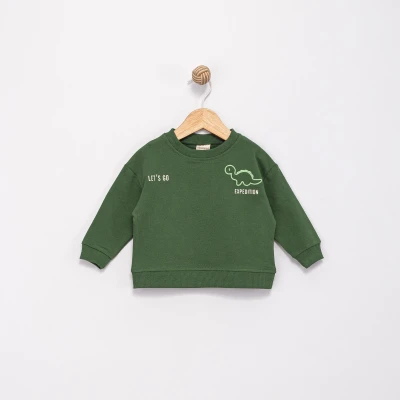 DİNAZOR NAKIŞLI ERKEK BEBE SWEAT 0364-1