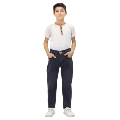 DÜZ MODEL ERKEK ÇOCUK KOT PANTALON 8096