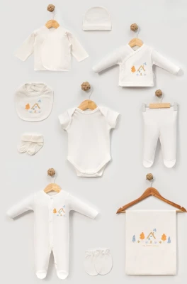 EV NAKIŞLI 10 PARÇA BEBE ZIBIN TAKIM 10142