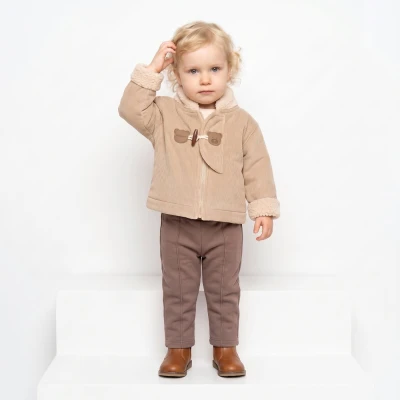 FİTİLLİ KADİFE 3 LÜ ERKEK BEBE TAKIM 2726