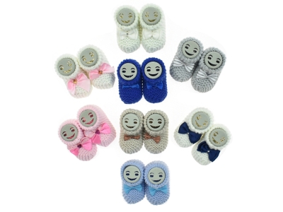 FİYONK DETAYLI TRİKO BEBE PATİK 0015