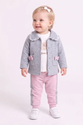 FİYONKLU 3 İP KIZ BEBE TAKIM 26249