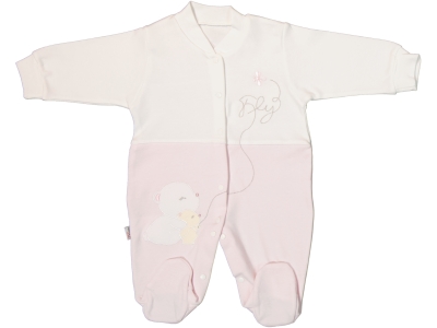  FLY NAKIŞLI ÖNDEN ÇITÇITLI PATİKLİ BEBE TULUM