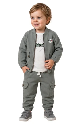 FRİENDS FERMUARLI BEBE TAKIM 6369