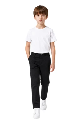 GABARDİN KEMERLİ OKUL PANTOLON 9100-1