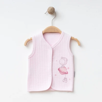 GEZEGEN BASKILI KAPİTONE BEBE YELEK 425