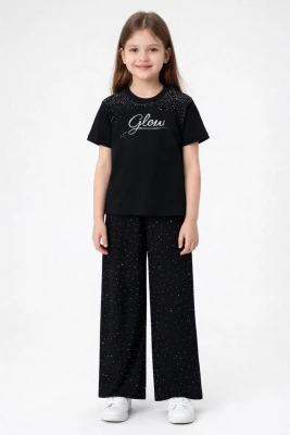 GLOW TAŞ İŞLEMELİ KIZ ÇOCUK TAKIM 30459