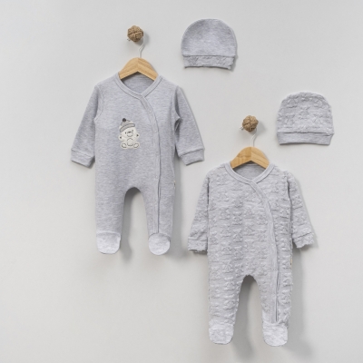 HAVLU JAKAR AYICIKLI 2 Lİ BEBE TULUM 30004