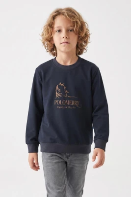 HORSE BASKILI 2 İP ERKEK ÇOCUK SWEAT 1463