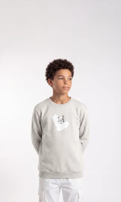 JAM INDUSTRIES BASKILI 3 İP ERKEK ÇOCUK SWEAT 4168