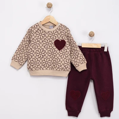 KALP SÜZENE 3 İP KIZ BEBE TAKIM 57538