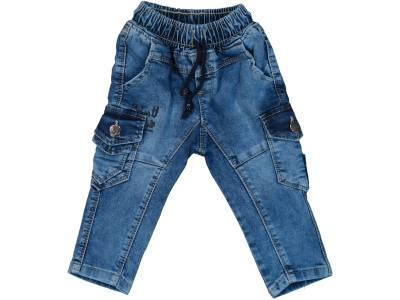 KARGO CEP DETAYLI BASKILI ERKEK KOT PANTALON 1516