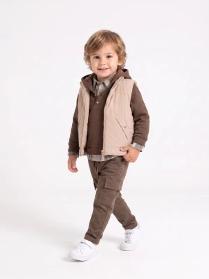 KAÜŞONLU SWEAT 4 LÜ ERKEK BEBE TAKIM 3024