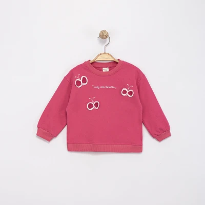  KELEBEKLİ 2 İP KIZ ÇOCUK SWEAT 0281-2