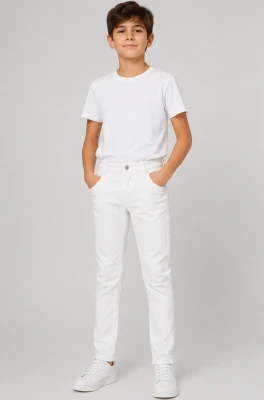 KETEN ERKEK ÇOCUK PANTALON 