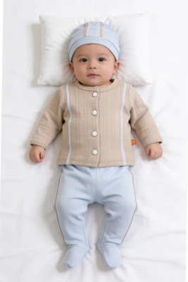 KIL BİYELİ ERKEK BEBE 5 Lİ ZIBIN TAKIM 6270