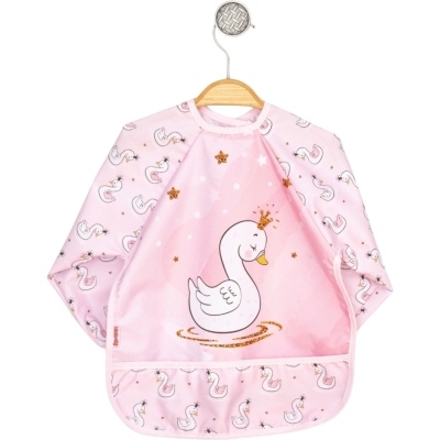 KOLLU KUĞU DESEN CEPLİ BEBE ÖNLÜK 111