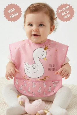 KUĞU DESEN K.KOL.BAĞLAMALI KIZ BEBE ÖNLÜK 202607