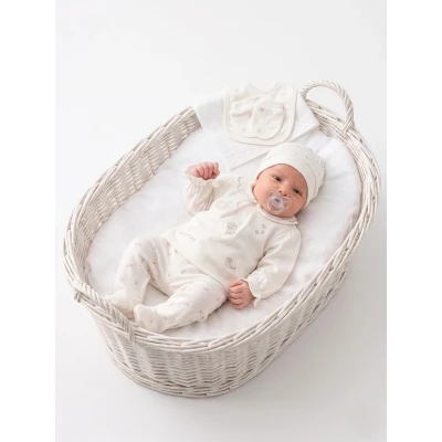 KUĞU NAKIŞLI KIZ BEBE 5 Lİ ZIBIN SET 2125