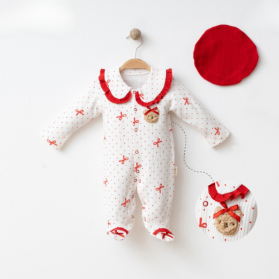 KURDALELİ PELUŞ AYICIK PENYE BEBE TULUM 0085