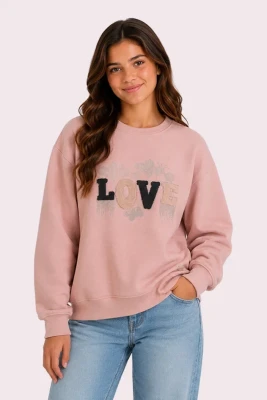 LOVE 3 İP KIZ ÇOCUK  SWEAT R26869