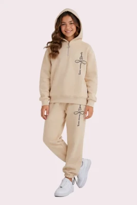 LOVE NEVER 3 İP  KIZ ÇOCUK EŞOFMAN TAKIM R26453