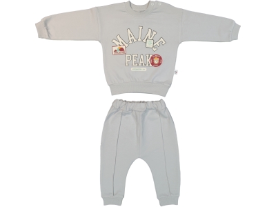 MAINE PEAK BASKILI 2 Lİ PENYE BEBE TAKIM 2523