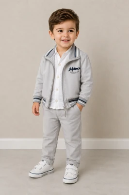 MEVSİMLİK CEKET 3 LÜ ERKEK BEBE TAKIM 3729
