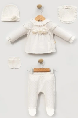 MİRA ELEGANCE KIZ BEBE 5 Lİ ZIBIN SET 2119