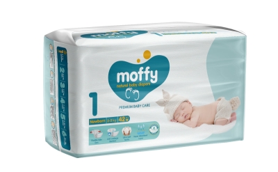 MOFFY TWİN BEBEK BEZİ PKT 1 NO 2-5 KG 42 ADET