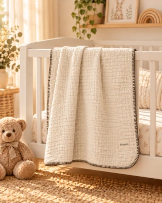  MÜSLİN 4 KAT DOKULU UNISEX BEBE BATTANİYE B015