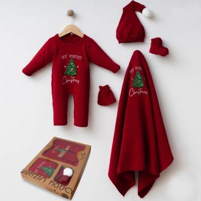 MY FIRST CHRISTMAS AĞAÇ NAKIŞLI KUTULU ZIBIN SET 20026