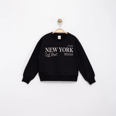 NEW YORK BASKILI 2 İP ERKEK ÇOCUK SWEAT 0342-3