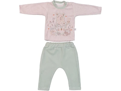 ORMAN AİLESİ NAKIŞLI KADİFE BEBE TAKIM 2799