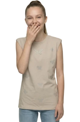 OYSHO İNCİ KELEBEK TAŞLI KIZ ÇOCUK BADY 8602