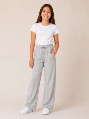 PALAZO KIZ ÇOCUK DÜZ PANTALON 5740