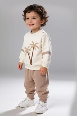 PALMİYELİ SÜZENELİ 3 İP ERKEK BEBE TAKIM 2650