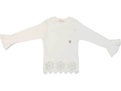 PAPATYA APLİKELİ ARMALI KIZ ÇOCUK SWEAT 7700