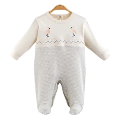 PELİKAN NAKŞLI KIZ BEBE TULUM 2443