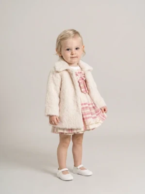 PELUŞ MONTLU 2 Lİ KIZ ÇOCUK ELBİSE 2300