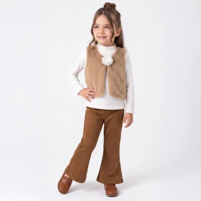 PELUŞ YELEKLİ 3 LÜ ÇOCUK TAKIM 26511