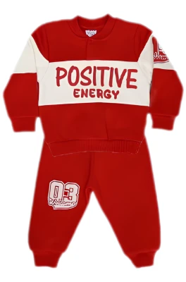 POSITIVE BASKILI 3 İP ERKEK BEBE TAKIM 26742